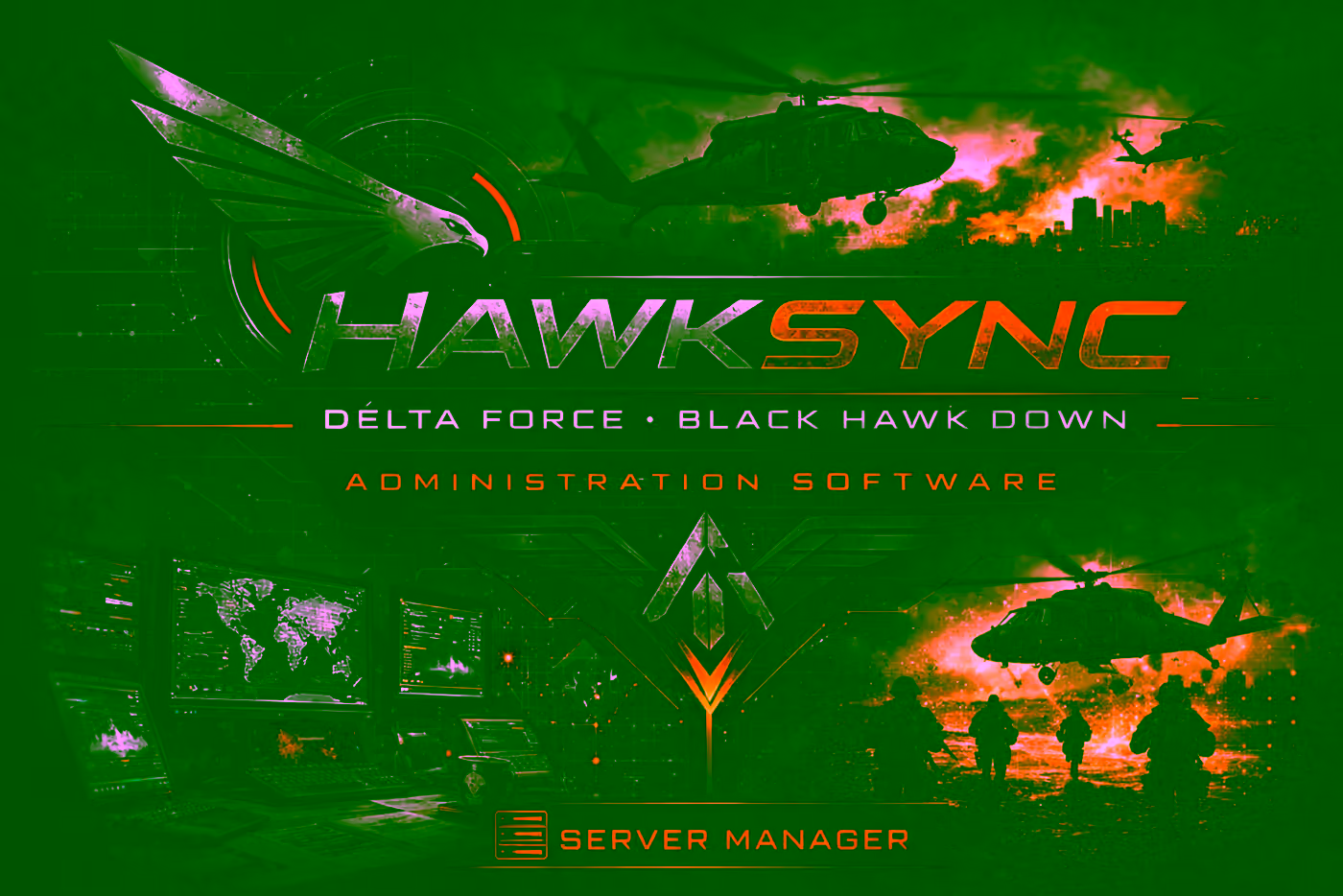 HawkSync Server Manager interface